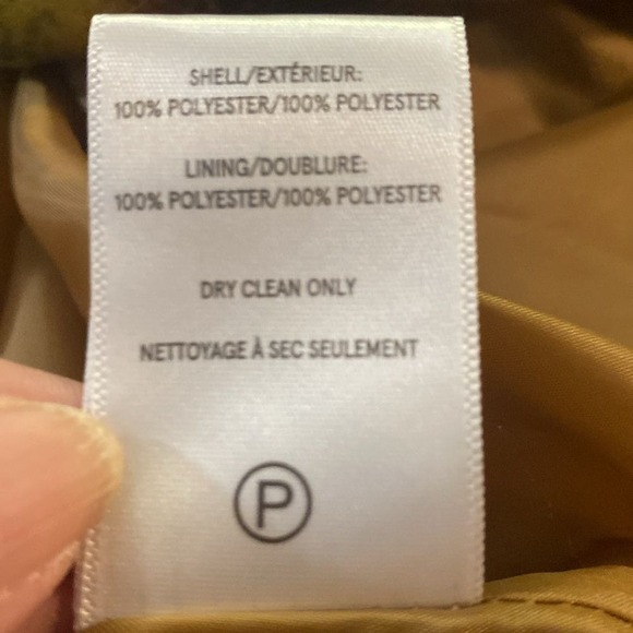 Vigoss Plaid Double Breasted Peacoat Lemon,‎ Brushed Polished Checks Preppy Fall - Picture 13 of 15